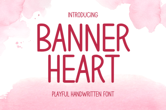 Banner Heart: A Handwritten Font for Web and UI Design