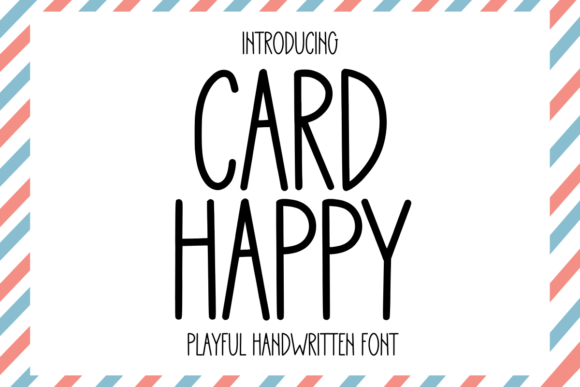 Card Happy Font for Web Design