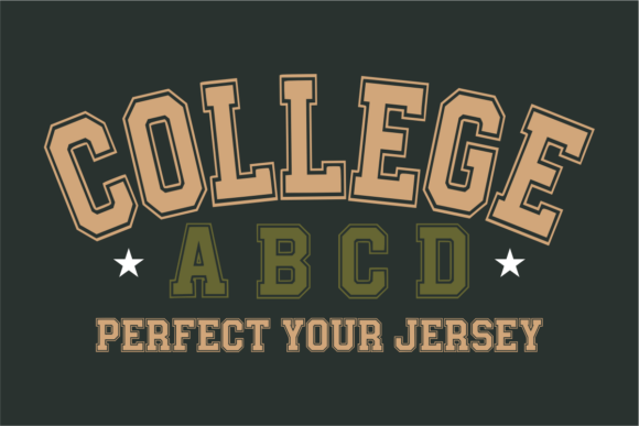 College Abcd: A Slab Serif with Character
