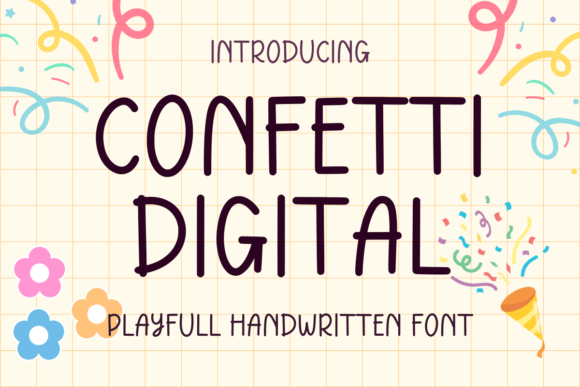 Confetti Digital: A Playful Font for Polished Branding