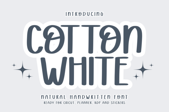 Cotton White Brings a Warm Handwritten Touch to Branding Projects
