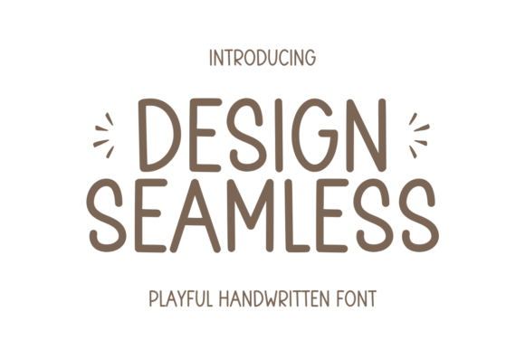 Design Seamless: A Handwritten Font for Small Business Branding
