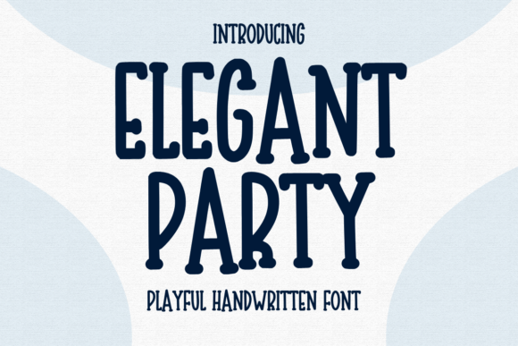 Elegant Party Font for Web Design