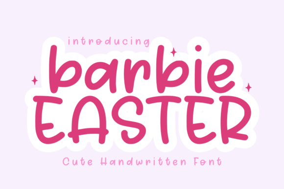 Elevate Your Brand with the Barbie Easter Handwritten Font
