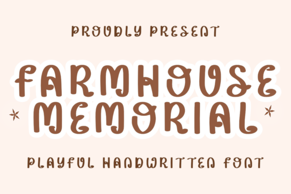 Farmhouse Memorial: A Playful Handwriting Typeface for Modern Web Design