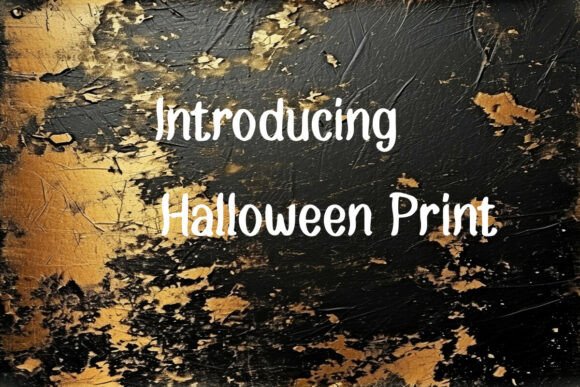 Halloween Print: A Typeface That Brings Web Designs to Life