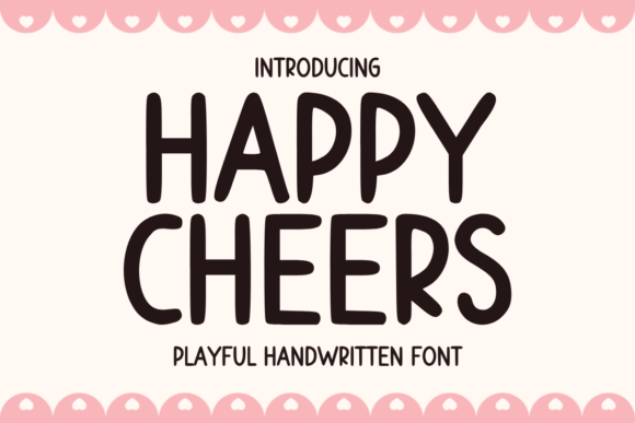 Happy Cheers Font for Creative Makers