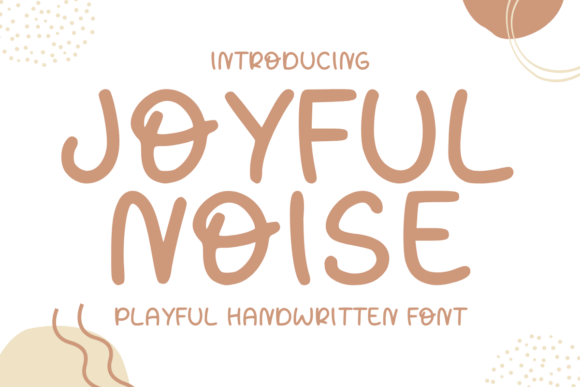 Joyful Noise Font: Playful Typography for Makers