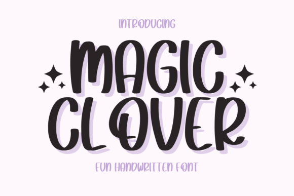 Magic Clover Font: A Handwritten Typeface for Crafters and Makers