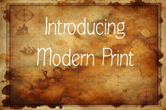 Modern Print Font for Campaigns That Actually Get Noticed