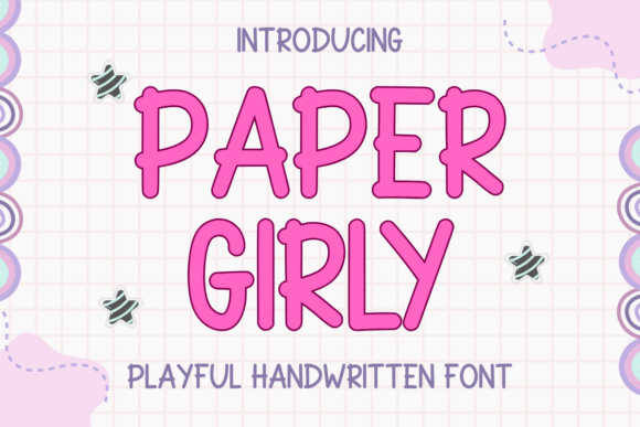 Paper Girly: A Handwritten Font with Editorial Charm and Warmth
