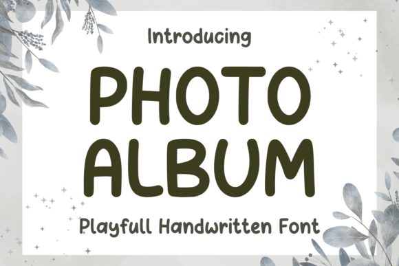 Photo Album Font: Playful Typography for Designers