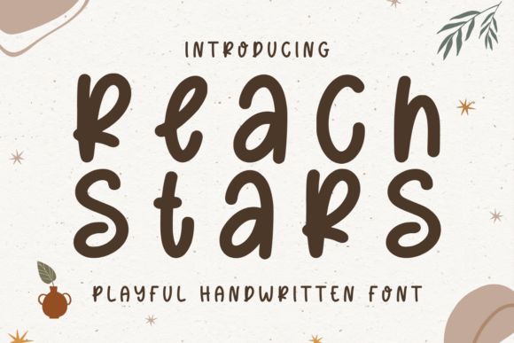 Reach Stars: A Handwritten Font for Editorial Design