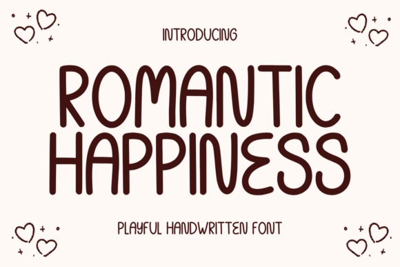 Romantic Happiness: A Playful Handwritten Font for Real Branding Work