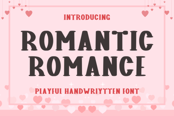Romantic Romance Font: Bold Whimsy for Crafters and Makers