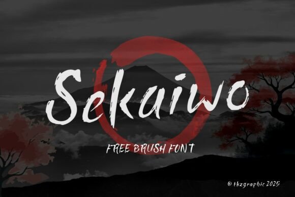 Sekaiwo: A Handwritten Brush Script Font That Balances Warmth and Elegance