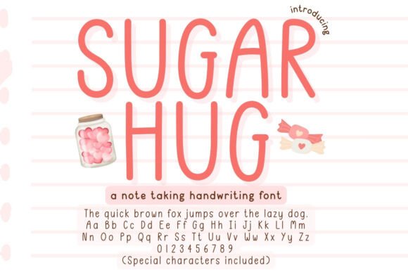 Sugar Hug: A Handwritten Font for Web Design Charm