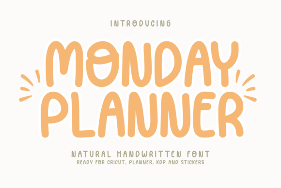 Why Monday Planner Is the Handwritten Font Your Branding Toolkit Needs