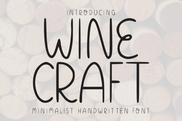Wine Craft Font for Web Design
